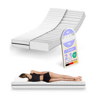 KALTSCHAUMMATRATZE – Wendematratze H2/H3 mit abnehmbarem Bezug 80x200 cm - Weiß, Textil (80/200cm) - Schlaftroll