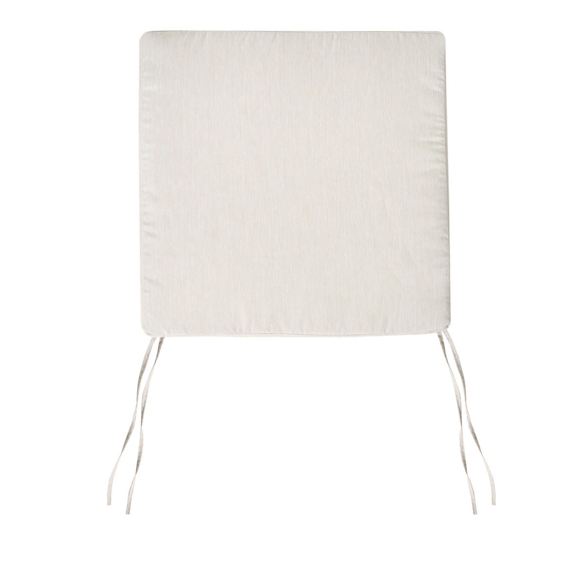 Gartenstuhlkissen Hellbeige 46/46 cm Sassari Premium - Beige, Textil (46/5/46cm) - Beliani