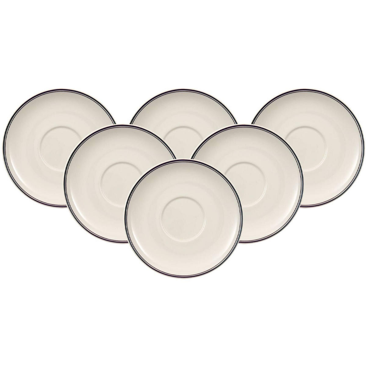 MOKKA- / ESPRESSOUNTERTASSEN Design Naif bunt ø 12 cm 6er Set - Multicolor, Keramik (12cm) - Villeroy & Boch