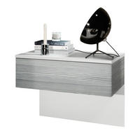 NACHTTISCH Sleep Fronten in Avola-Anthrazit - Anthrazit, Holzwerkstoff (60/46/35cm) - Vladon