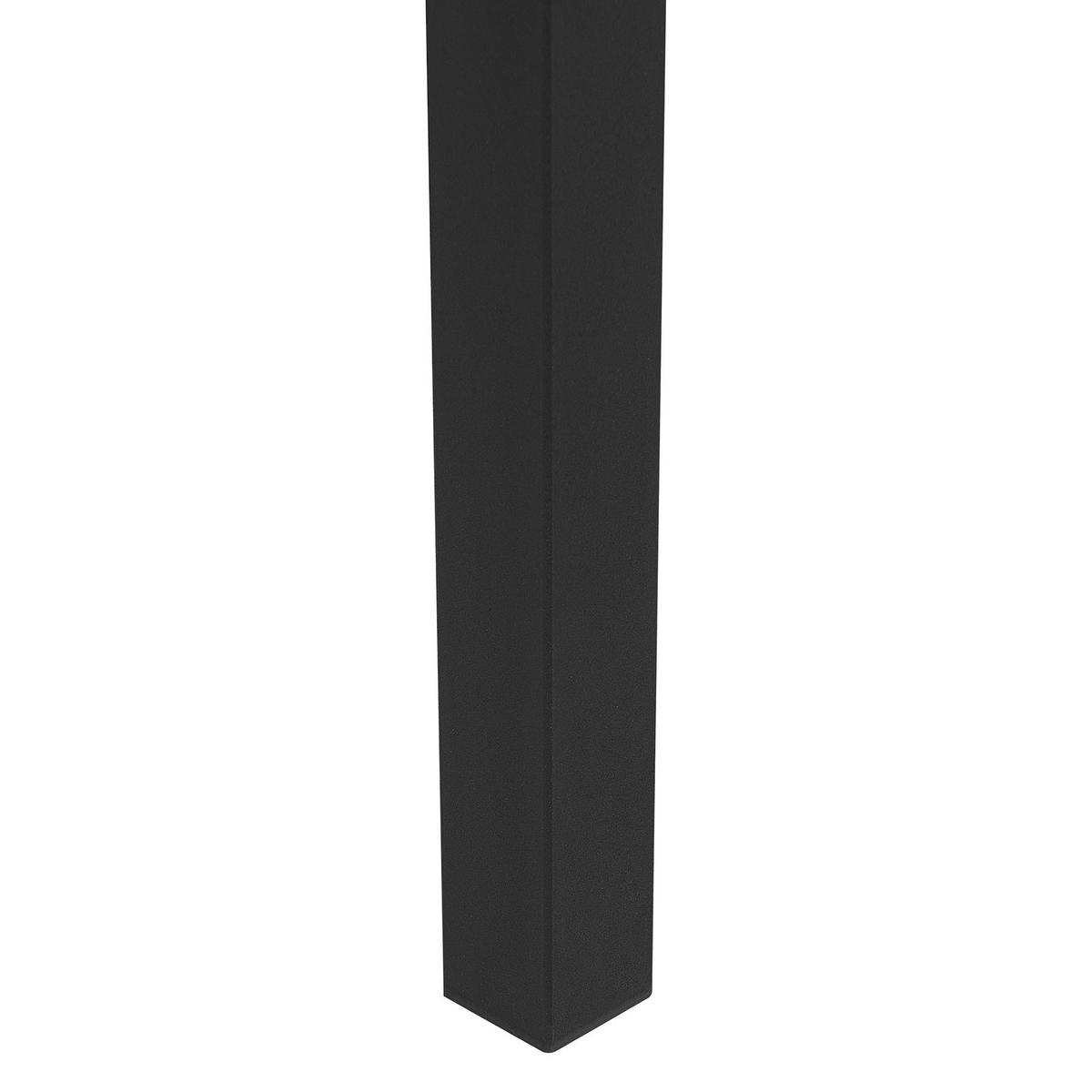 ESSTISCH 150/90/76 cm Hellbraun, Schwarz Rechteckig Hockley - Hellbraun, Holzwerkstoff (150/90/76cm) - Beliani