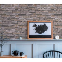 VLIESTAPETE Grau 53/1005 cm - Braun, Textil (53/1cm) - KUNSTLOFT