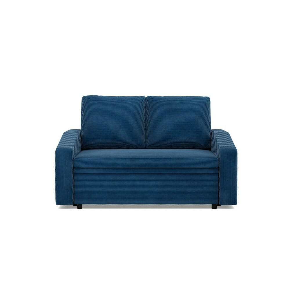 SOFA Neo mit abgeschrägter Armlehnen dunkelblau - Dunkelblau, Textil (148/90/87cm) - SIMKAM Furniture