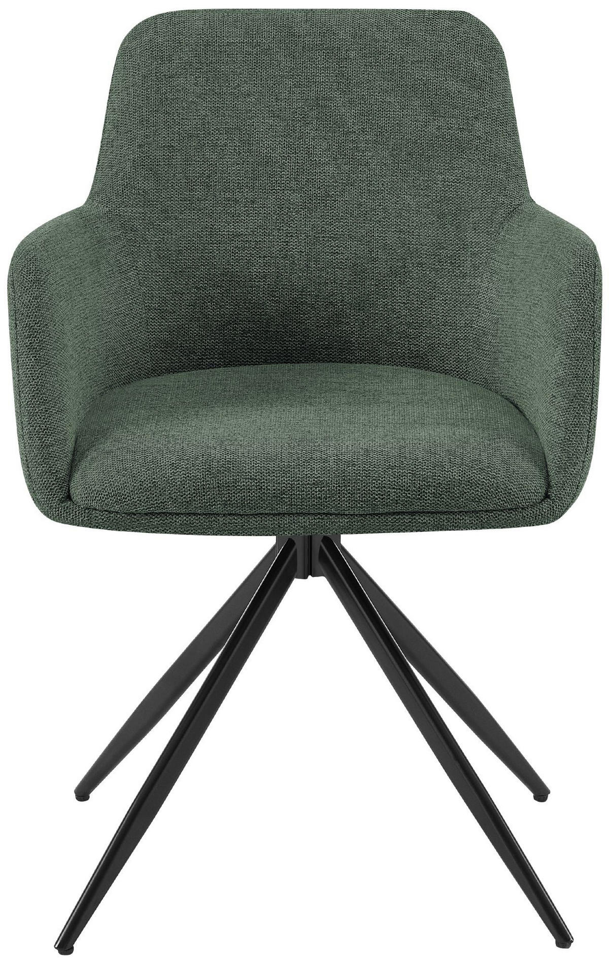 ESSZIMMERSTUHL Olema 81x56x62 cm grün - Grün, Textil (56/81/62cm) - furnicato