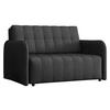 SCHLAFSOFA Viva Grand II - Dunkelgrau/Schwarz, Holz/Kunststoff (125/85/95cm) - MIRJAN24