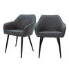 ESSZIMMERSTUHL Samt Anthrazit 2er Set - Anthrazit, Metall (63/80/60cm) - ML-DESIGN