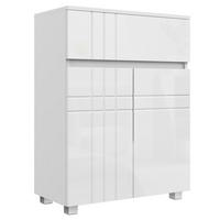 BADSCHRANK Weiß 60/30/80 cm - Weiß, Holzwerkstoff (60/80/30cm) - PANGIVO