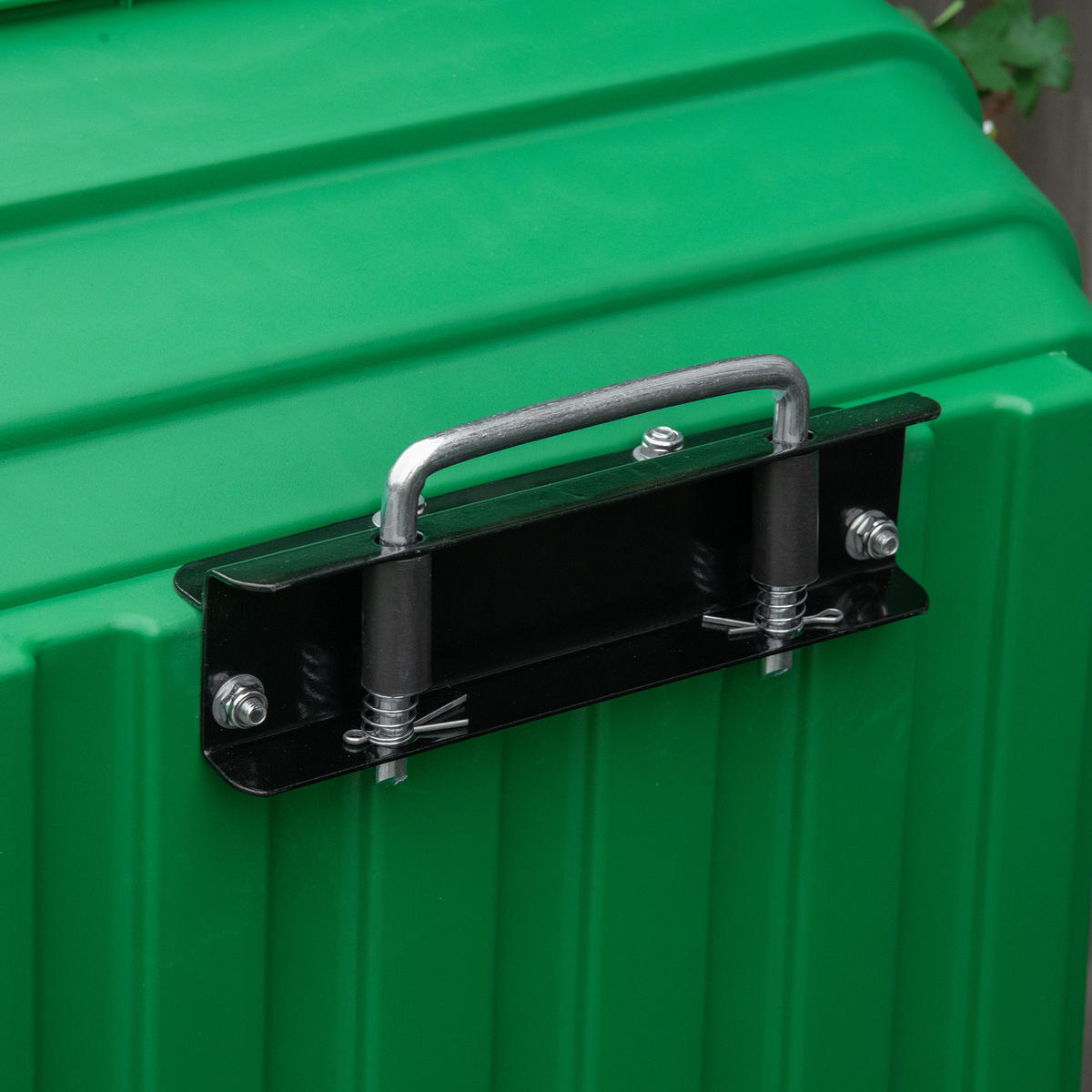 GARTENWAGEN DE-17573 125 L Kippmulde, 200 kg, 4 Luftreifen Gelb/Grün - Grün, Kunststoff (58/102/118cm) - ComfortXL