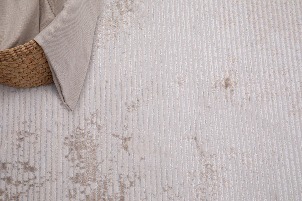 TEPPICH CRYSTAL Grau Grün 80/150 cm - Grau/Grün, Textil (80/150cm) - Tapiso