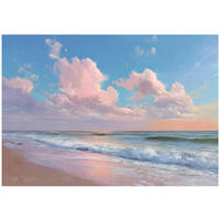 FOTOTAPETE Strand Meer Blau 250x175 cm - Multicolor, Papier (250/175cm) - Wallarena