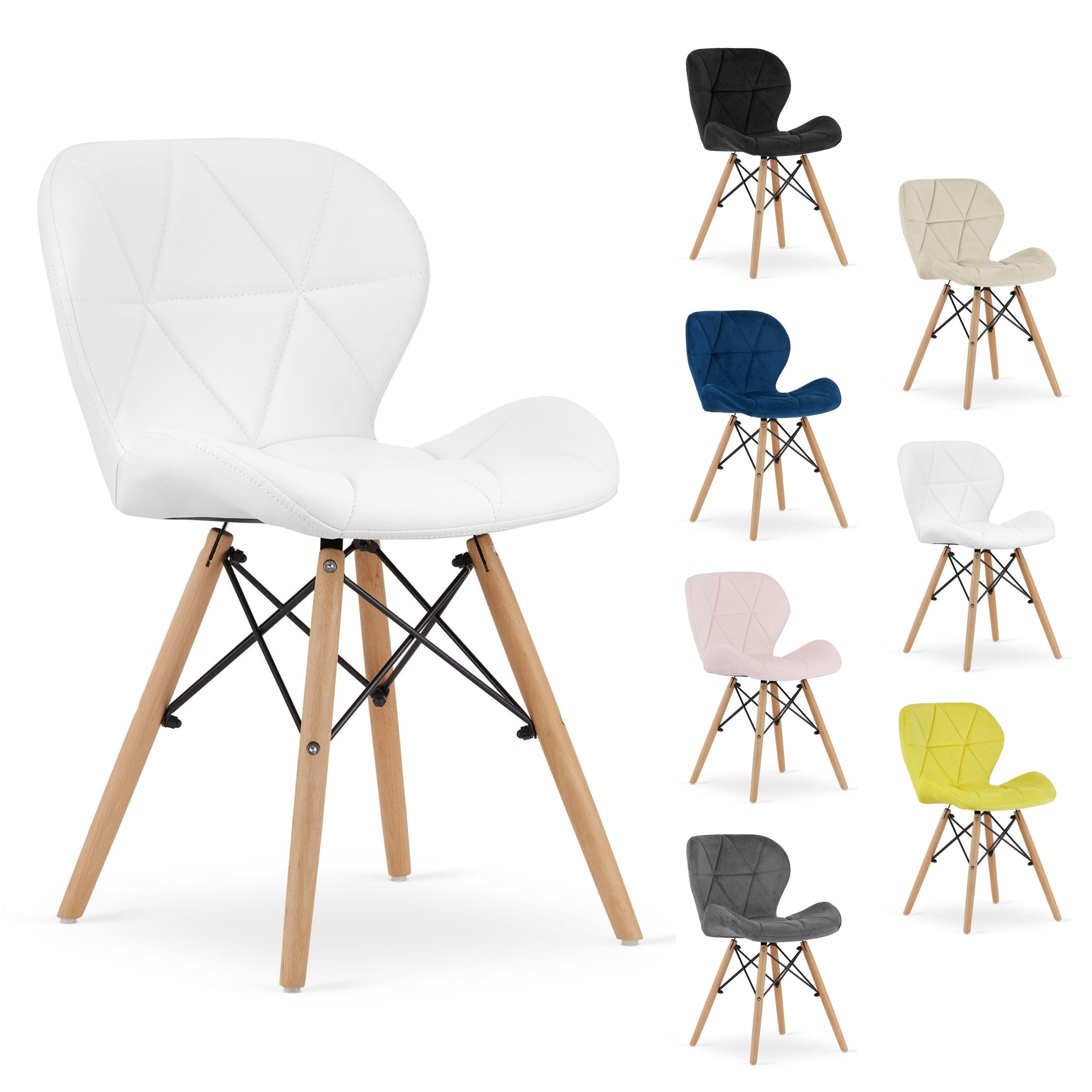 Thumbnail - Komodee Stuhl, Grün, Textil, 55x88x60 cm, Esszimmer, Stühle, Esszimmerstühle, Vierfußstühle