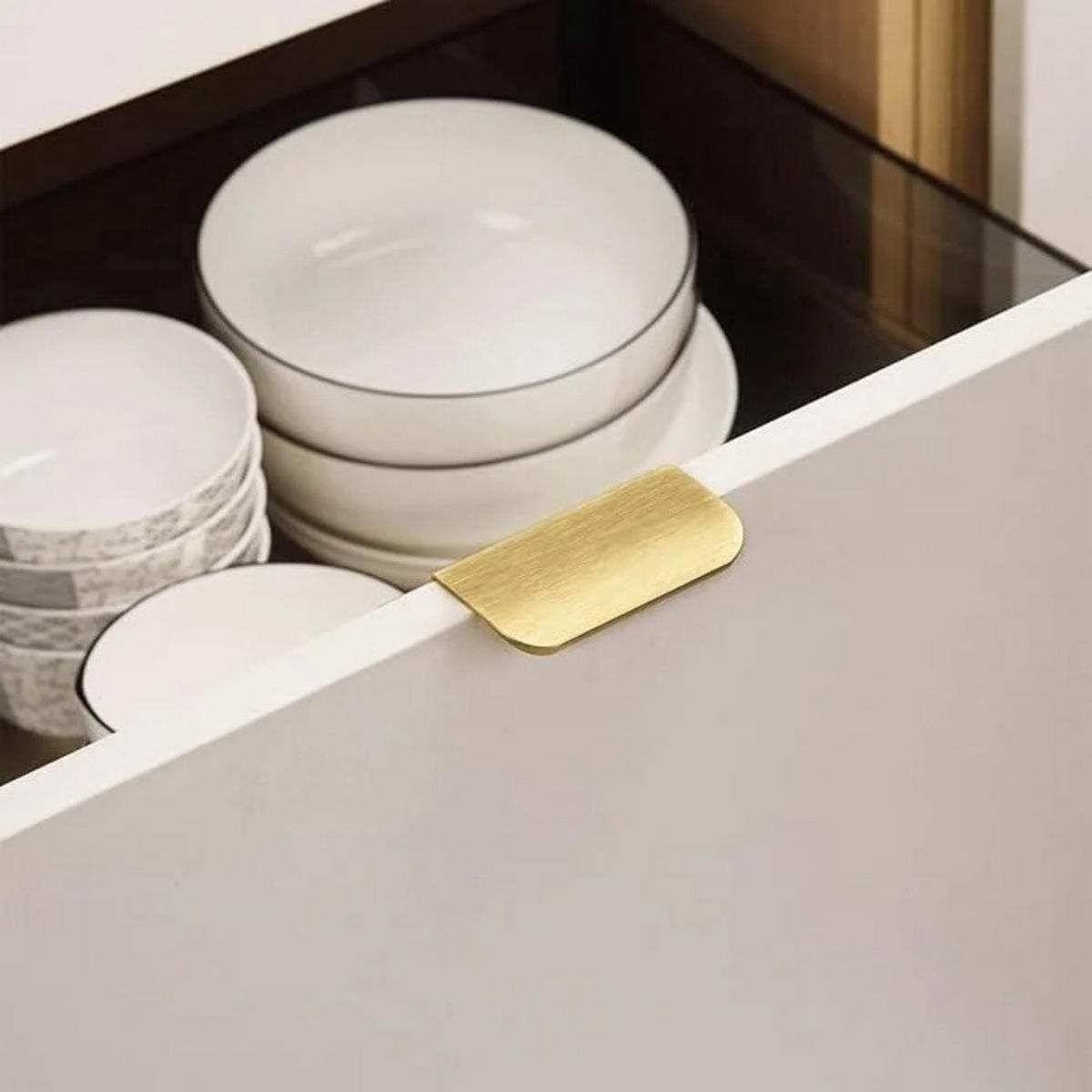 MÖBELGRIFF Gold 10er-Set 64 mm - Goldfarben, Metall (4.2/4.2/0.8cm)