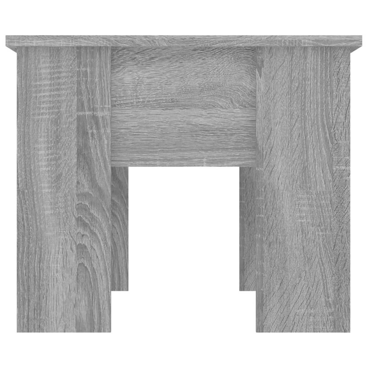 COUCHTISCH Grau Sonoma 79x49x41 cm Holzwerkstoff - Grau, Holzwerkstoff (79/49/41cm) - furnicato
