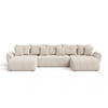 ECKSOFA Decor U Beige - Beige, Holz/Textil (382/192cm) - Graingold