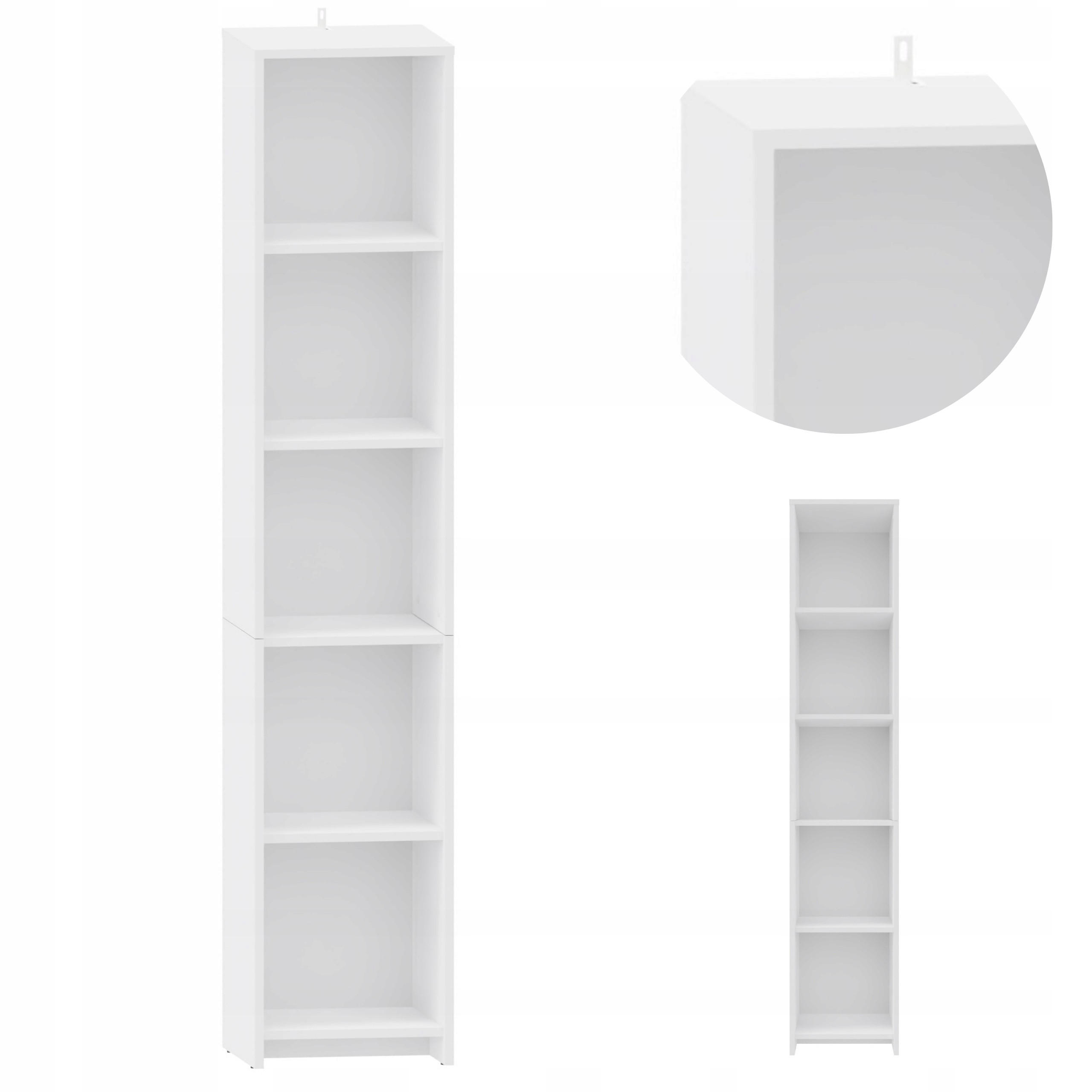 BÜCHERREGAL ALTIVO REG 36 Weiß 36/35,9/183,5 cm - Weiß, Holzwerkstoff (36/183.5/35.9cm) - Matkam Möbel