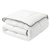 BETTDECKE Mikrofaser Mittelwarm 155/220 cm Howerla - Weiß, Textil (155/220cm) - Beliani