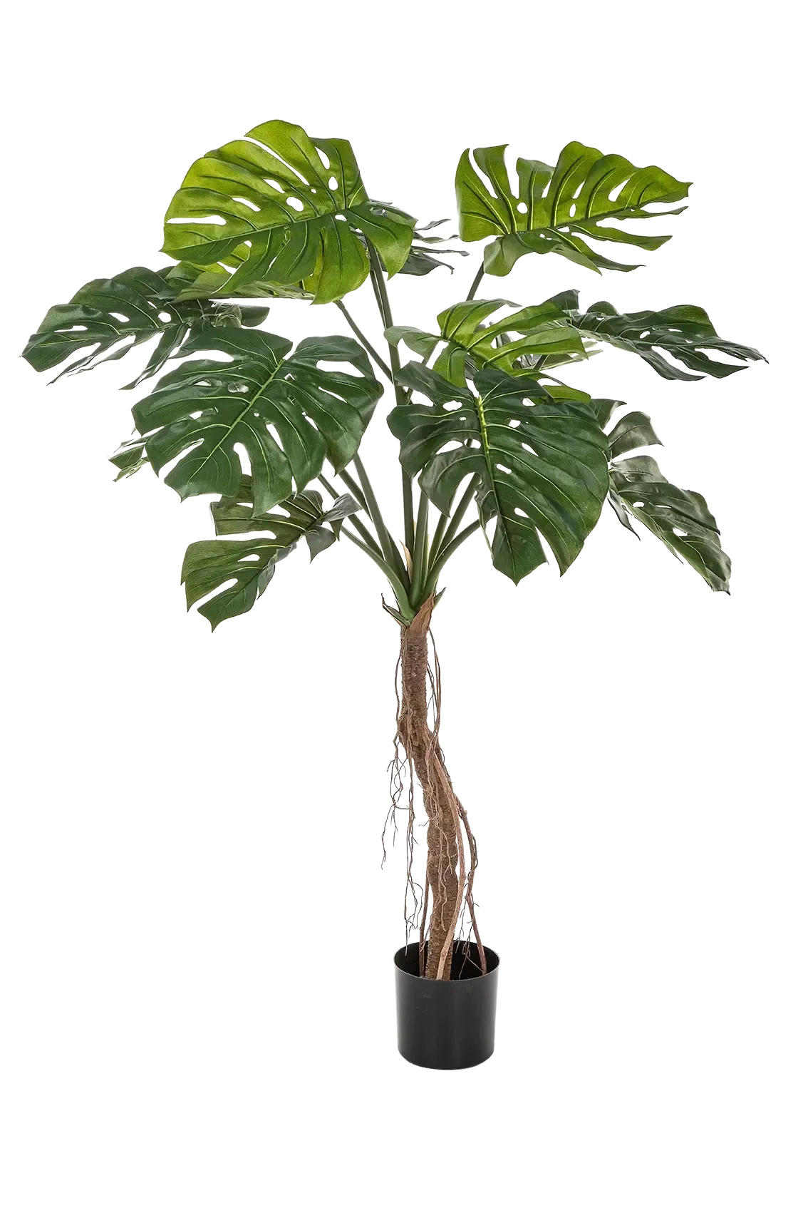 KUNSTPFLANZE Künstliche Philodendron Monstera - Dean 130 cm - Grün, Kunststoff (130cm) - aplanta