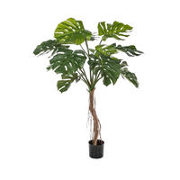 KUNSTPFLANZE Künstliche Philodendron Monstera - Dean 130 cm - Grün, Kunststoff (130cm) - aplanta