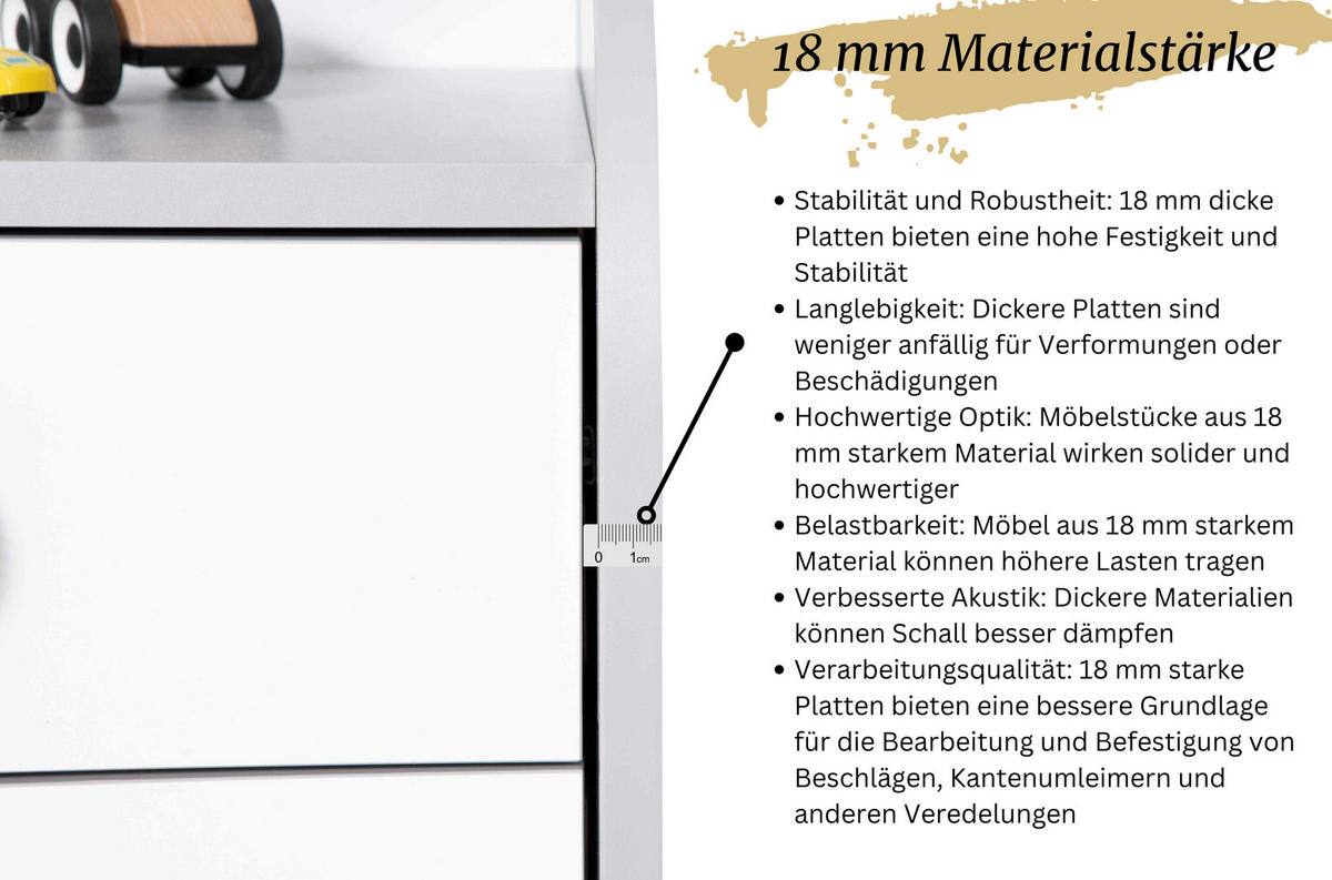 KINDERZIMMER Police Komplett Set mit Autobett 5-tlg. Schwarz Weiß - Schwarz/Weiß, Holzwerkstoff/Kunststoff (128/200/64cm) - Aileenstore