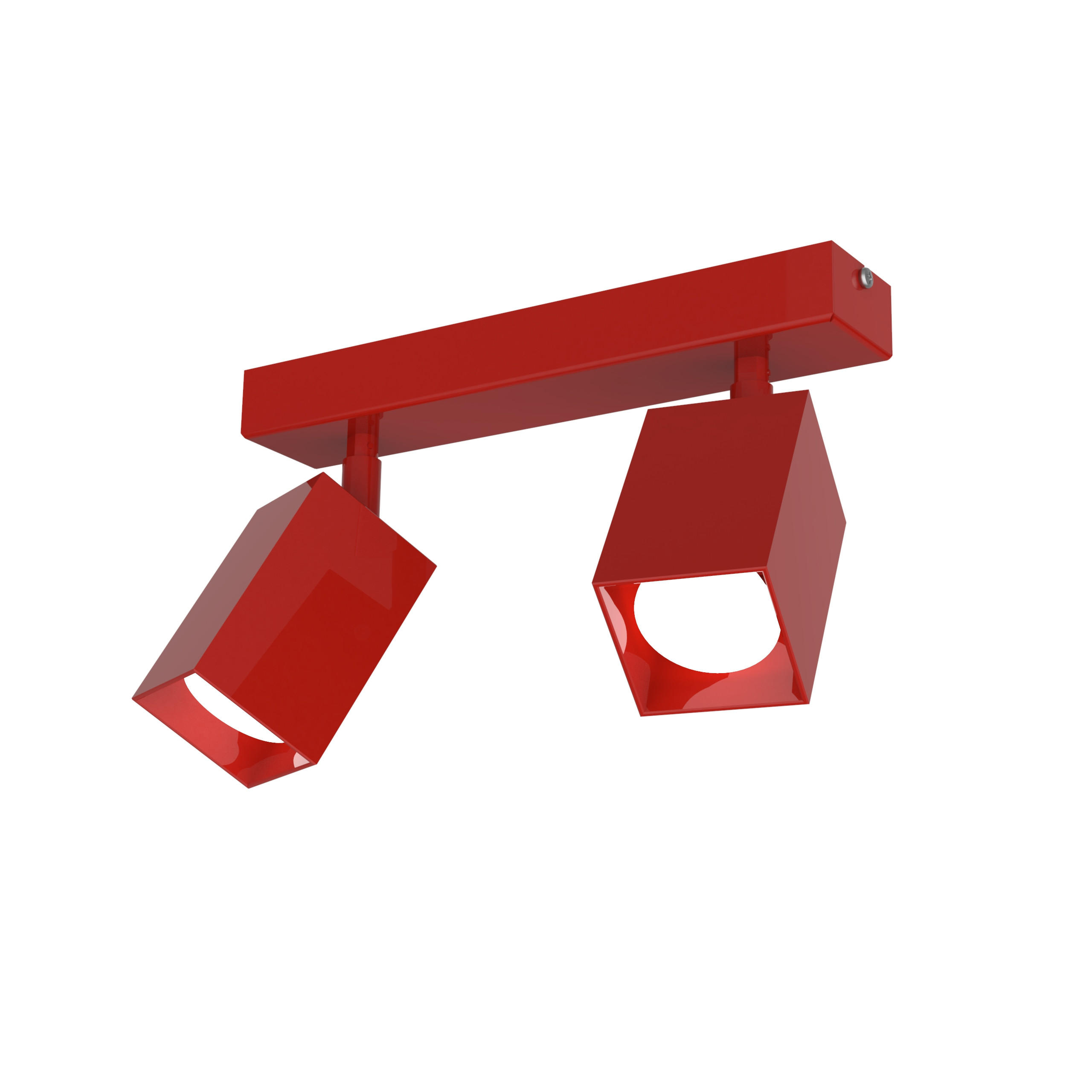 DECKENLEUCHTE - Rot, Metall (6/27/18cm) - Lumicom