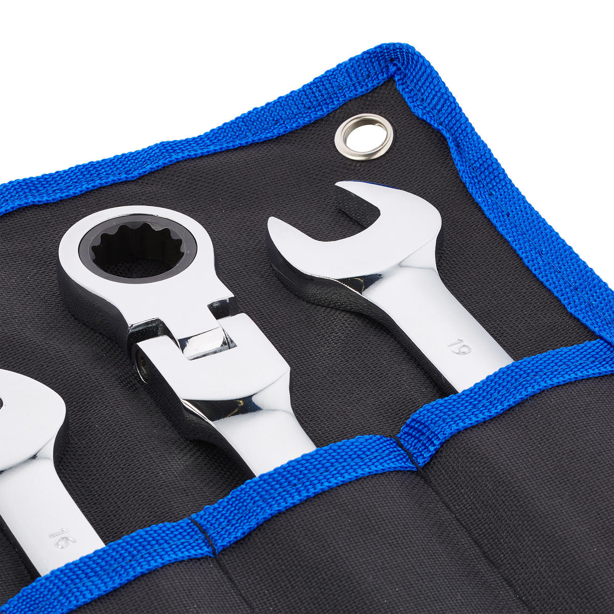 SCHRAUBENSCHLÜSSEL - Multicolor, Textil/Metall (1/43/29cm) - Relaxdays