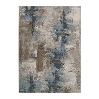 IN- & OUTDOOR-TEPPICH Blau / Braun Salsa 160/230 cm - Blau/Braun, Textil (160/230cm) - Atticgo