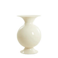 VAZE Bolulla Weiß 68/68/100 cm - Weiß, Metall (100cm) - Light & Living