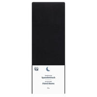 SPANNBETTLAKEN 140/190/30 cm Schwarz - Schwarz, Textil (140/190cm) - Blumtal