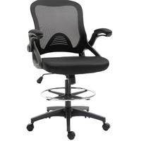 DREHSTUHL 64/60/106-126 cm schwarz aus Kunststoff mit Stehfunktion - Schwarz, Kunststoff (60/126/64cm) - OKWISH