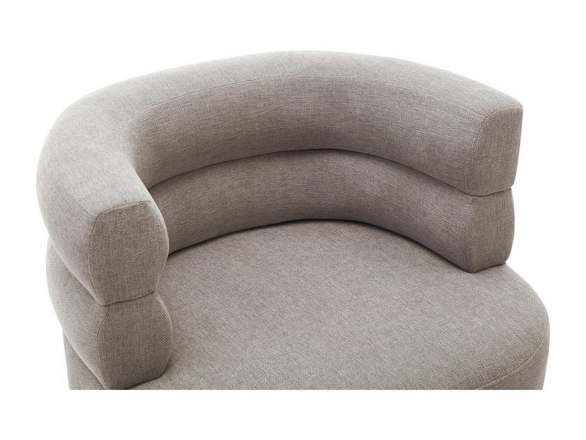 SESSEL - Stoff - Grau - CAMEDO - Grau, Textil (80/73/74cm) - Vente-Unique