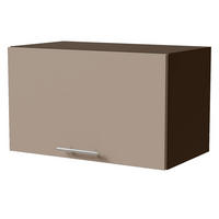 KLAPPHÄNGESCHRANK Brerra W4B/60 Lava / RAL 1019 graubeige Matt 60 / 32,5 / 36cm mit Gasdruckdämpfer - Dunkelgrau/Graubraun, Holz/Holzwerkstoff (60/36/32.5cm) - Feldmann-Wohnen