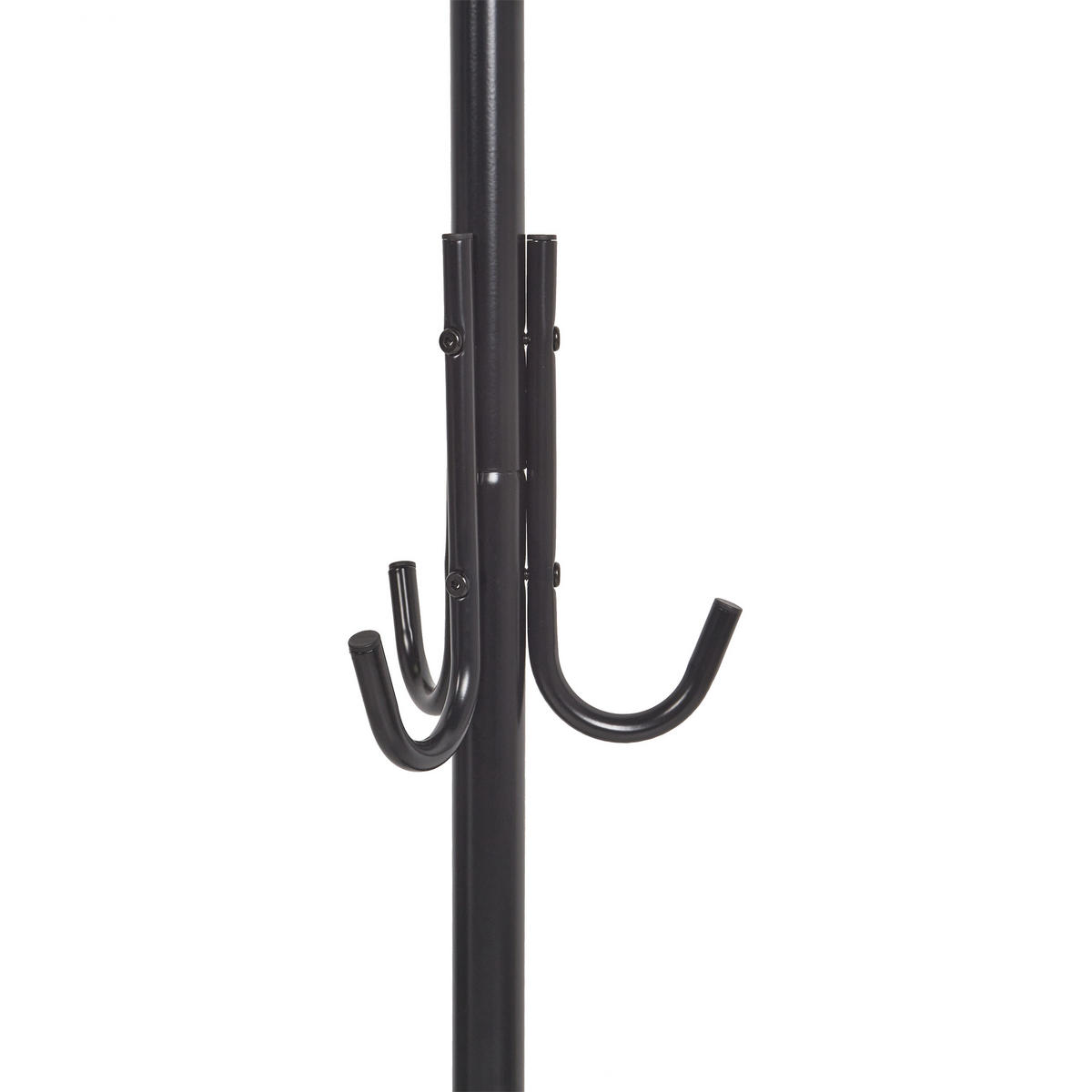 GARDEROBENSTÄNDER Metall schwarz 175 cm Almena - Schwarz, Metall (55/175/55cm) - Beliani
