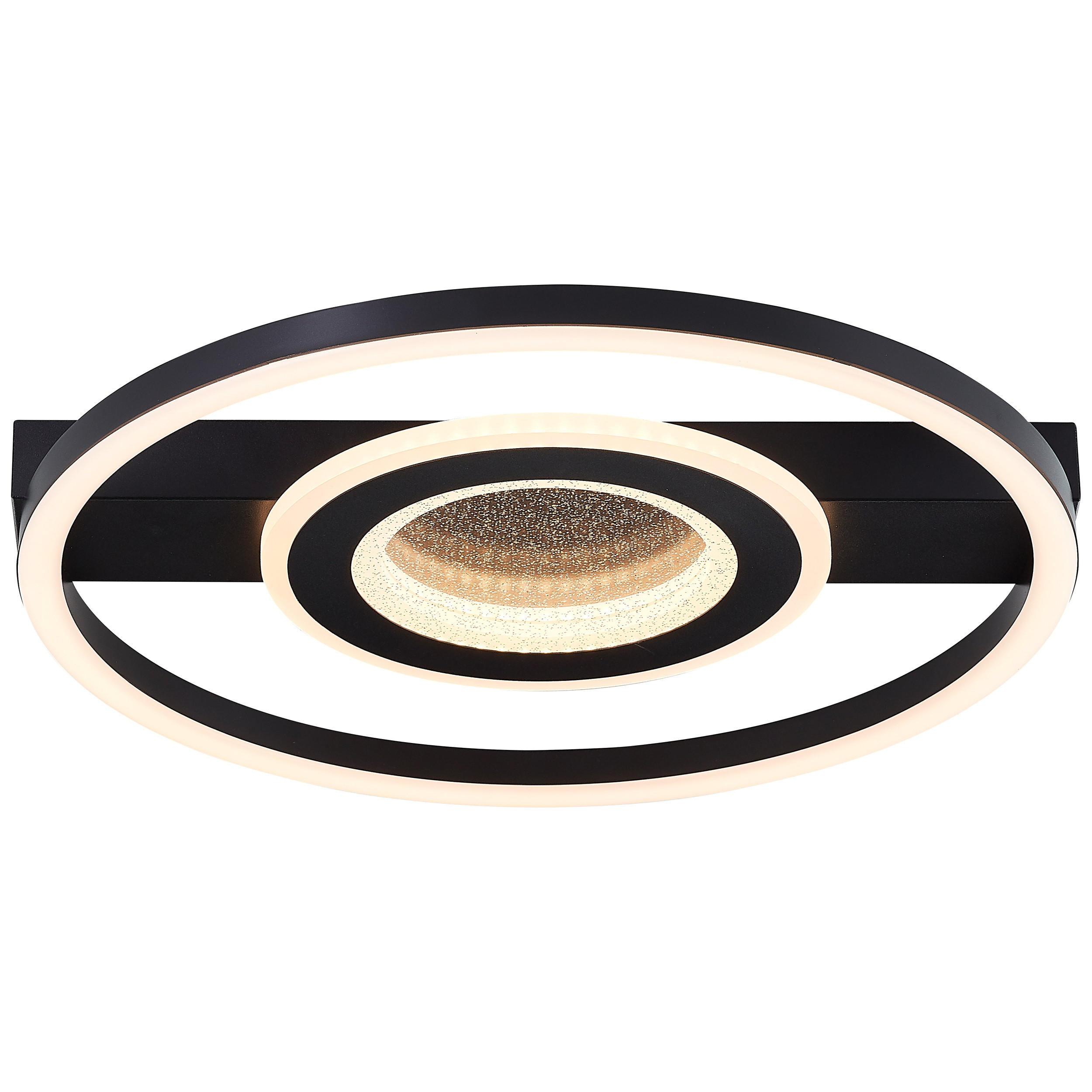 Brilliant Led Schwarz 37x5x37 cm