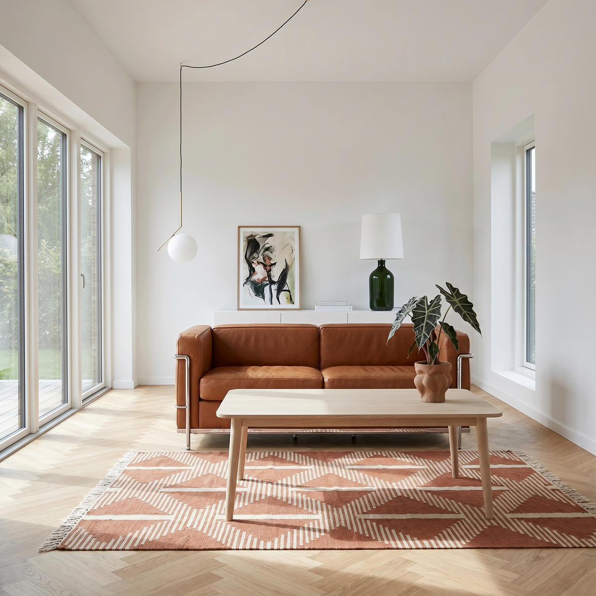 COUCHTISCH rechteckig Eiche massiv 70/125/52 cm - Beige, Holz/Holzwerkstoff (70/125/52cm) - Furnhouse