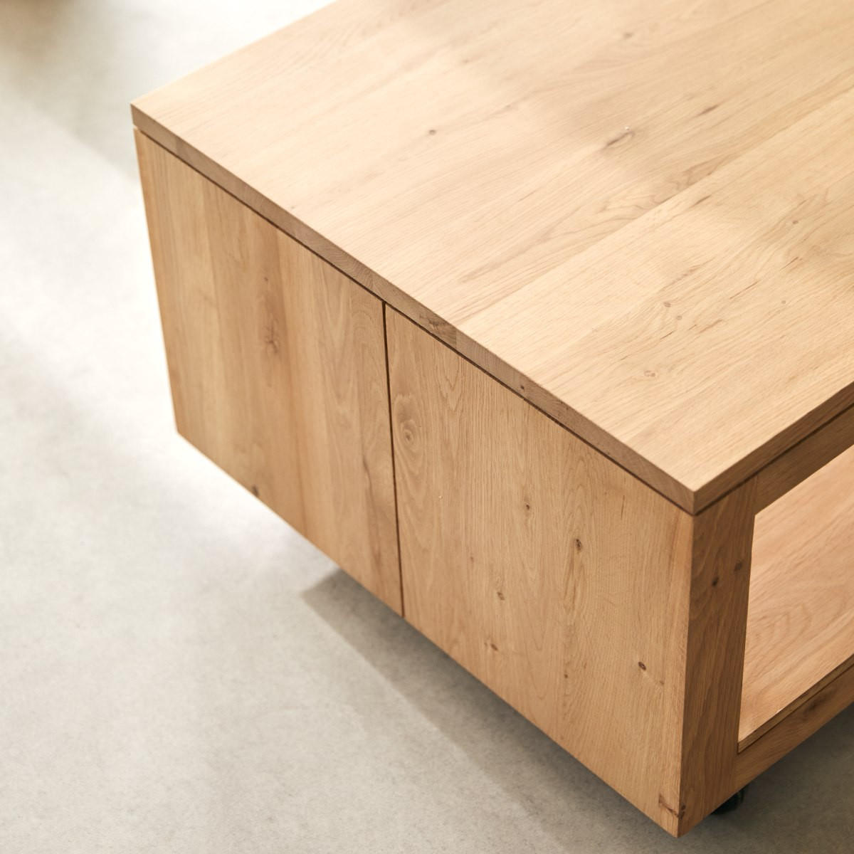 COUCHTISCH Anoa Natur aus Eiche - Naturfarben, Holz (60/110/40cm) - Tikamoon