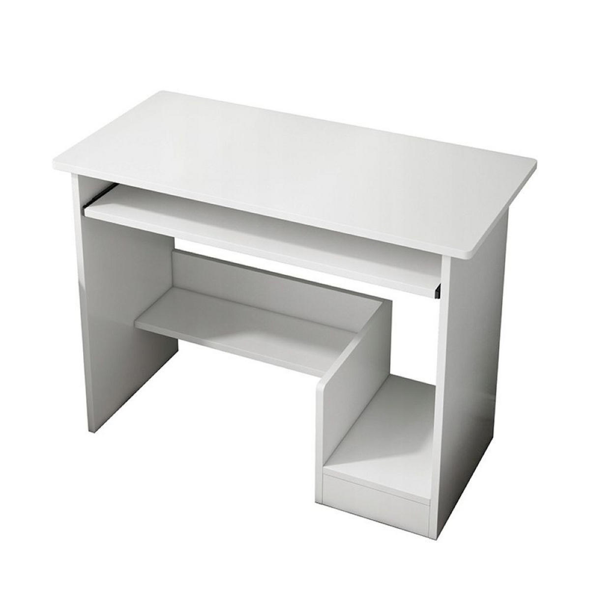 COMPUTERTISCH, weiß 80/40/74 cm - Weiß, Holzwerkstoff (40/80/74cm)