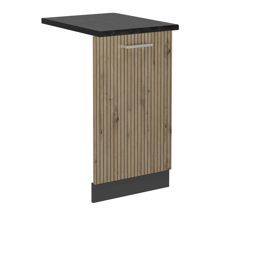 KRYT MYČKY NÁDOBÍ R-Line Řemeslný dub - antracitová/dub artisan, kompozitní dřevo (45/81.8/1.6cm) - Vicco