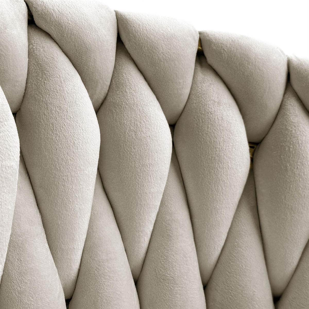 ARMLEHNENSTUHL ROSALIE - Beige/Goldfarben, Textil (65/73/54cm) - Lookway