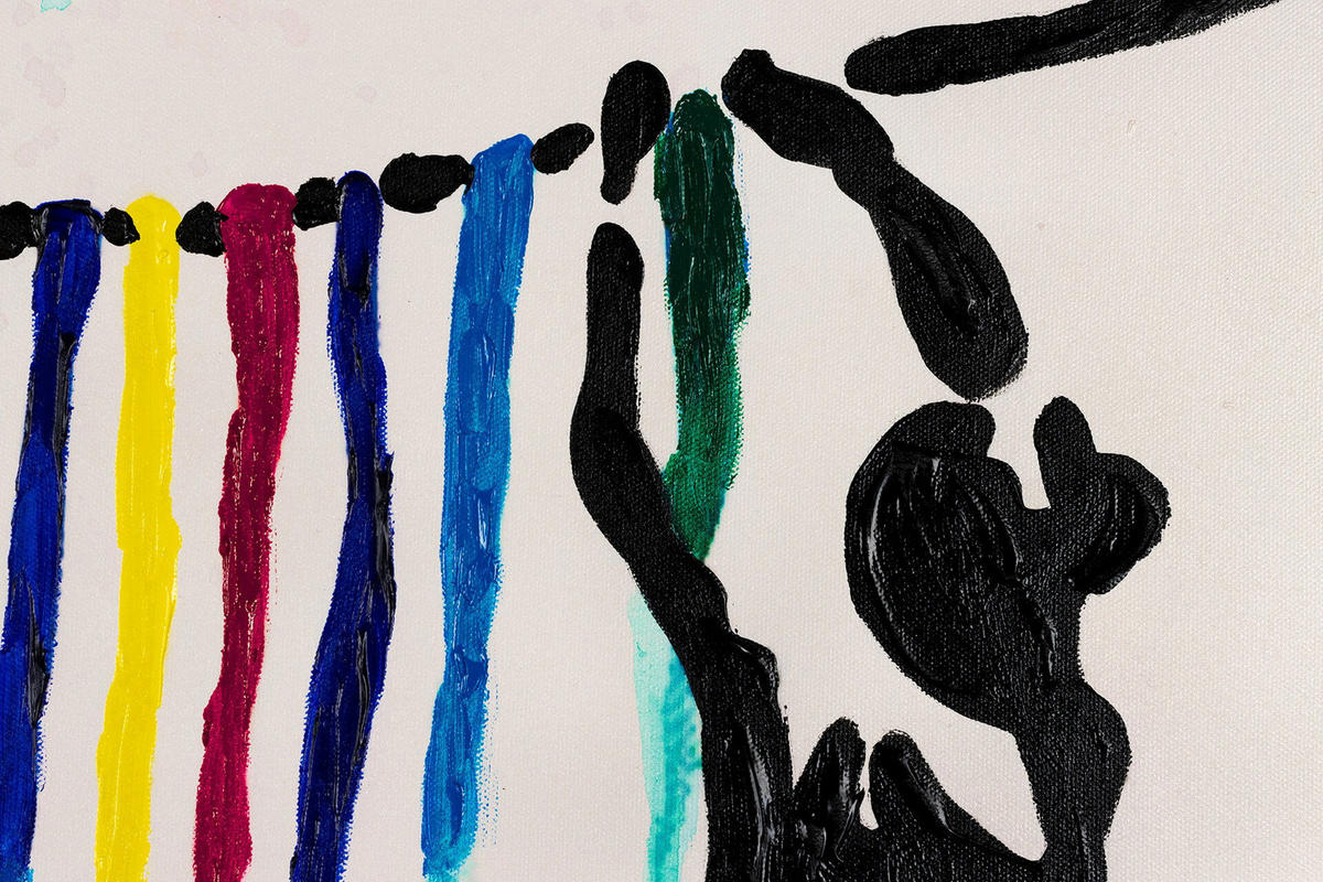 ACRYLBILD HANDGEMALT 100/75 cm - Multicolor, Holz/Textil (100/75cm) - KUNSTLOFT