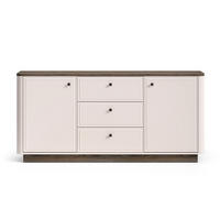 SIDEBOARD Vilavio Kaschmir Windmill Eiche 180 / 40 / 85cm - Kaschmir/Eichefarben, Holz/Holzwerkstoff (180/85/40cm) - Feldmann-Wohnen