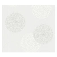 VLIESTAPETE Grau 53/1005 cm - Weiß/Grau, Textil (53/1cm) - KUNSTLOFT