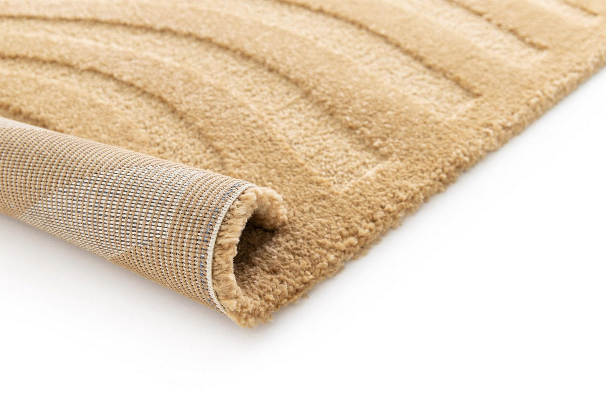 TEPPICH mit sehr weichem Reliefeffekt bruin - Braun, Textil (160/230cm) - AFK Living