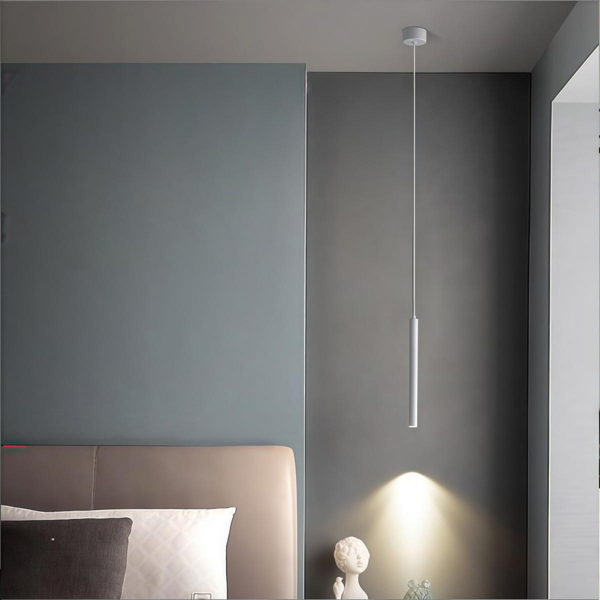 PENDELLEUCHTE LED Metall Weiß 2er-Set, Deckenlampe 30cm - Weiß, Metall (6/30/6cm) - Weltevree