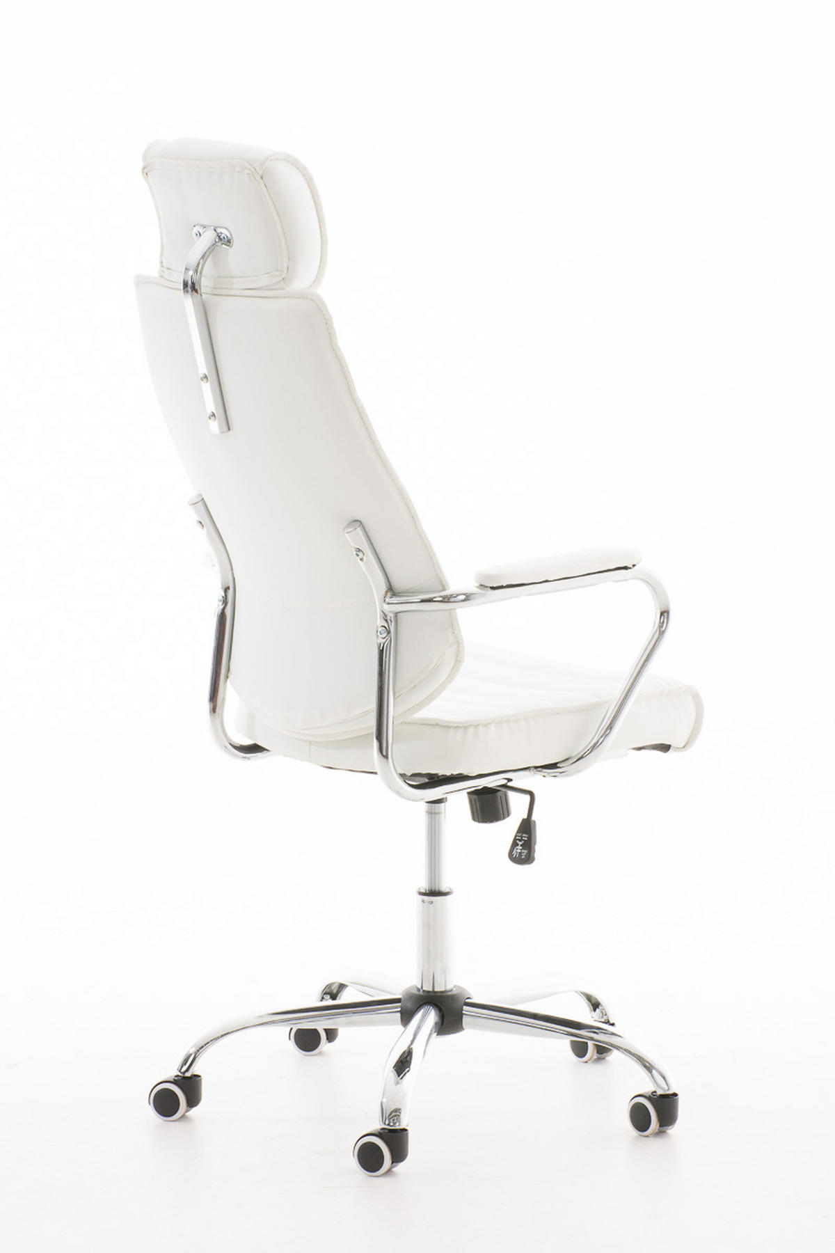 BÜROSTUHL Rako, Weiß - Weiß, Textil/Metall (60/128/67cm) - TPFLiving
