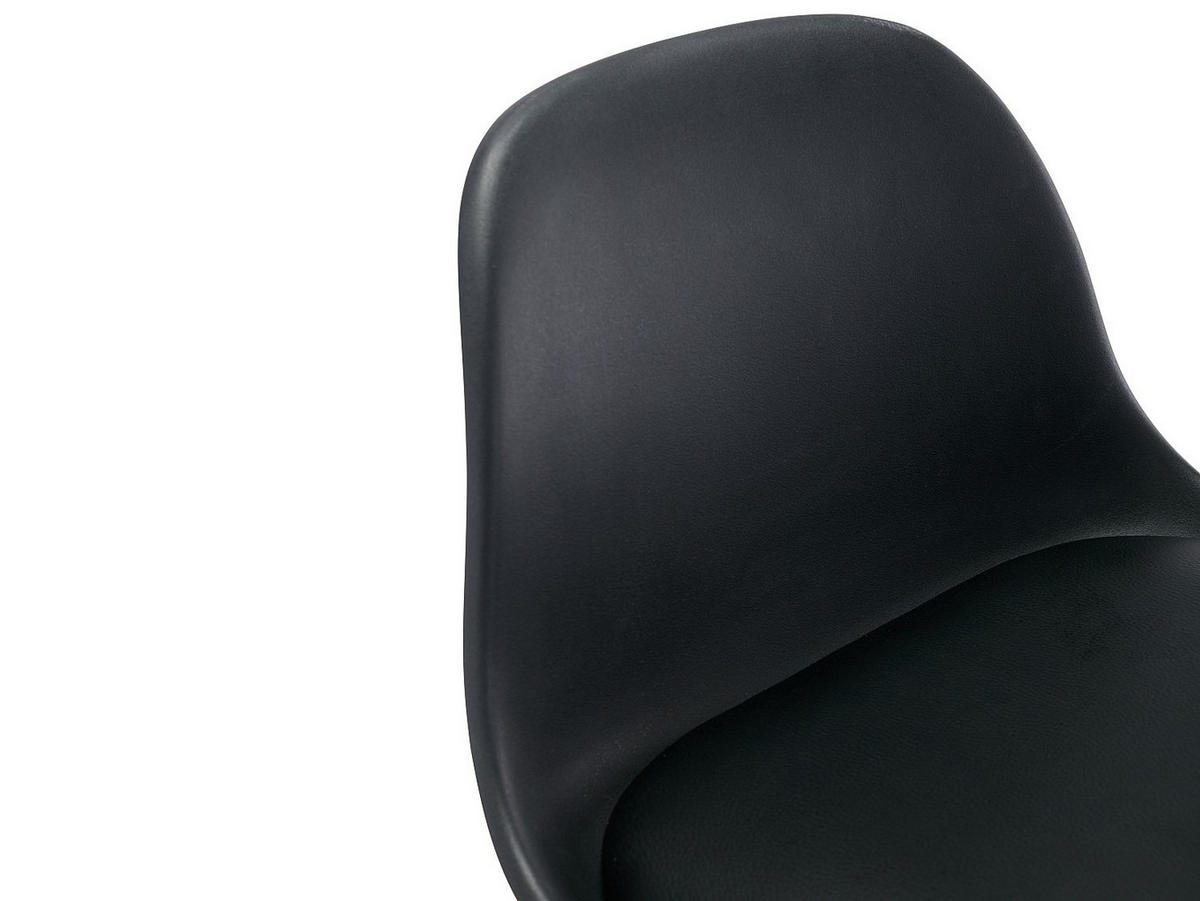 BARHOCKER 2er-Set - Polypropylen & Metall - Schwarz - XAFY - Schwarz, Kunststoff (41/101.5/39cm) - Vente-Unique