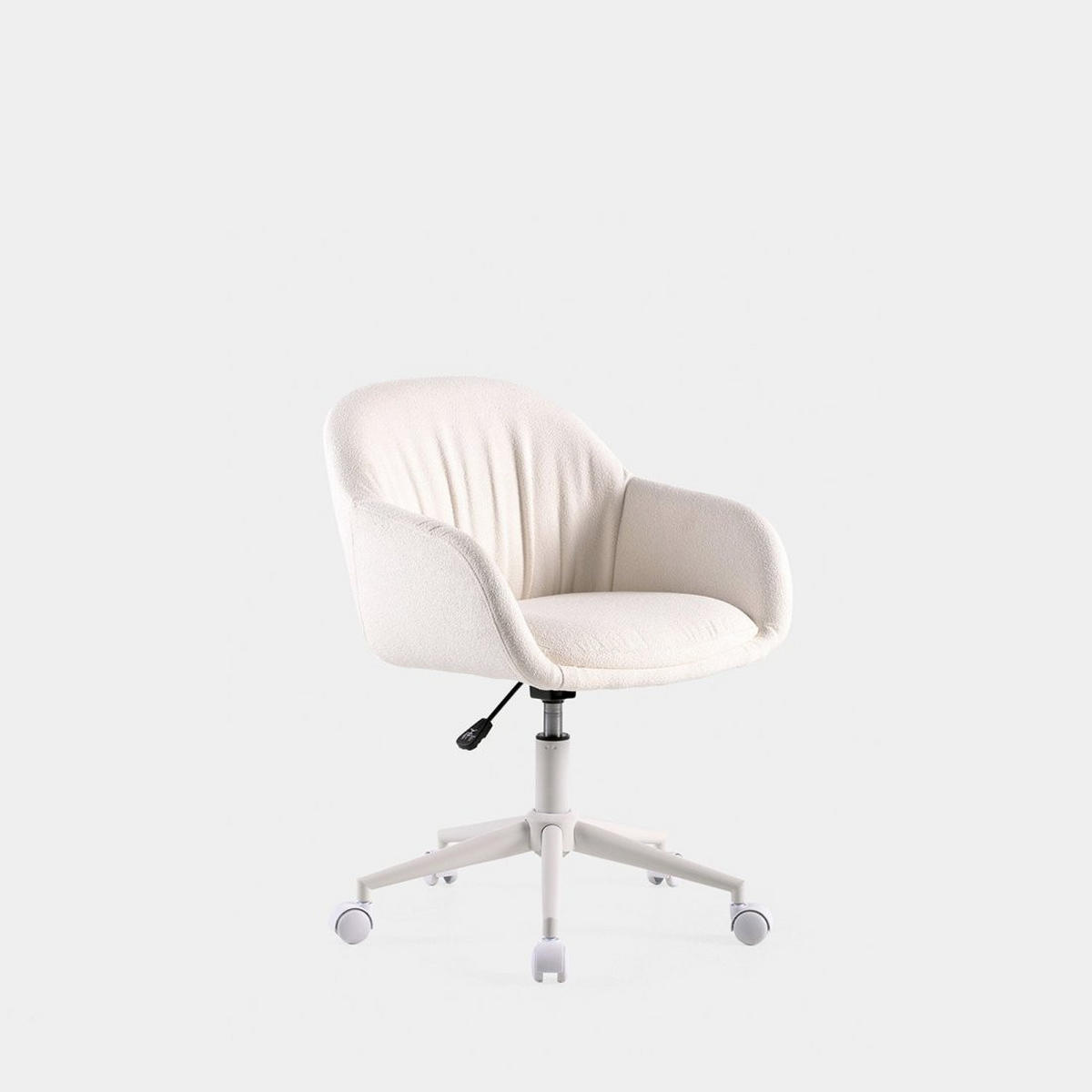 SCHREIBTISCHSTUHL Tasia Beige 56 cm x 78-85,5 cm - Beige, Metall (56/78/58cm)