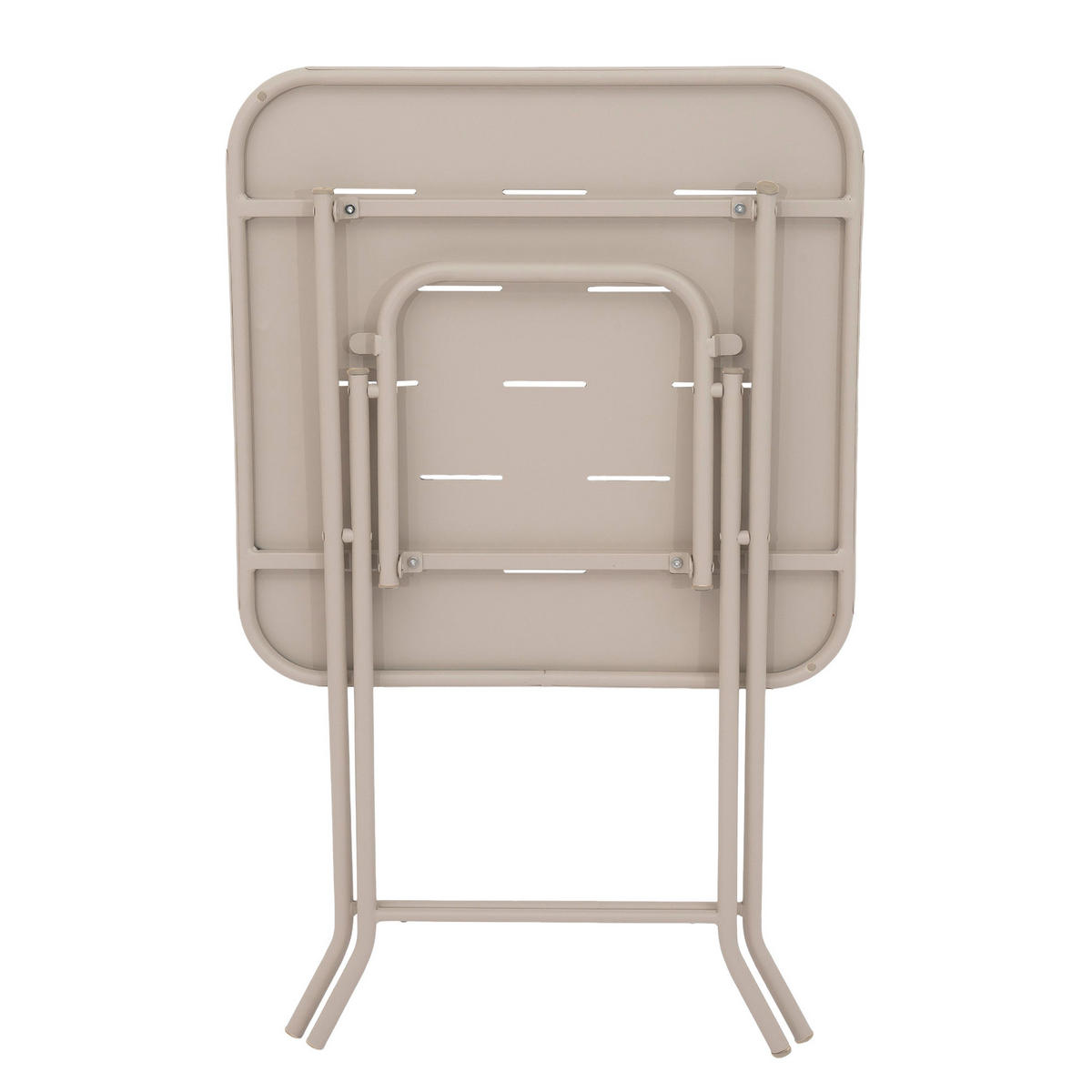 GARTENSET 60/73/60 cm Beige aus Stahl 3er Set - Beige, Metall - OKMYHOME