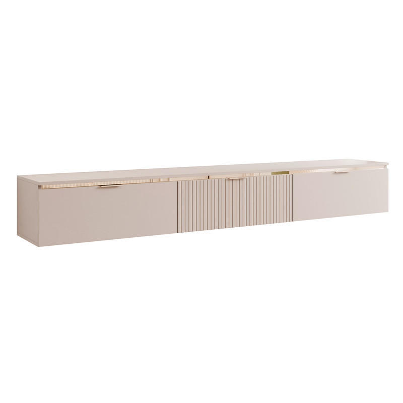 Idohome Tv-Lowboard Gold, Kaschmir 200x28.5x35 cm