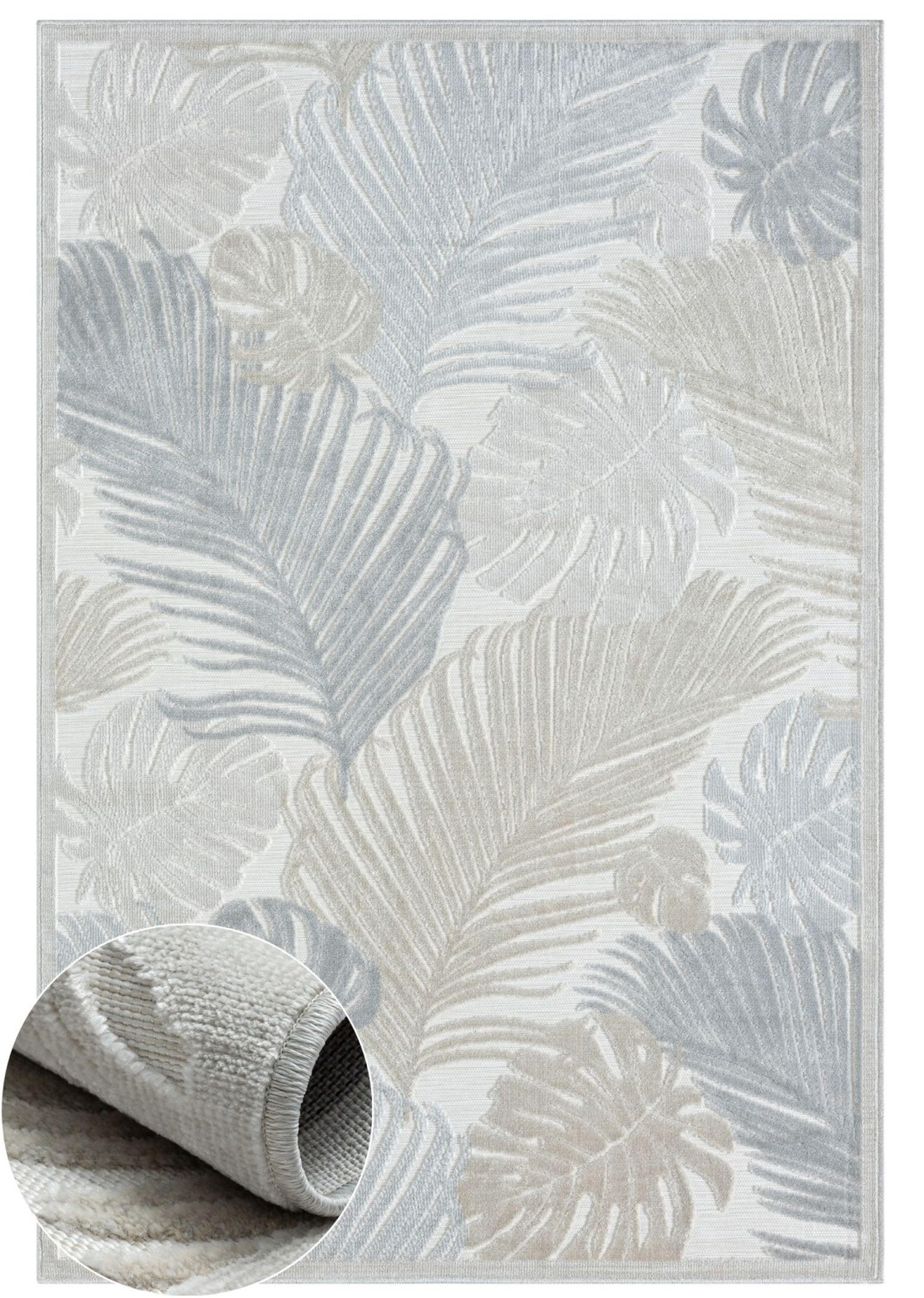 OUTDOORTEPPICH Cody Hellgrau,Beige,Sandfarben 200/300 cm - Hellgrau, Textil (200/300cm) - My-Rug