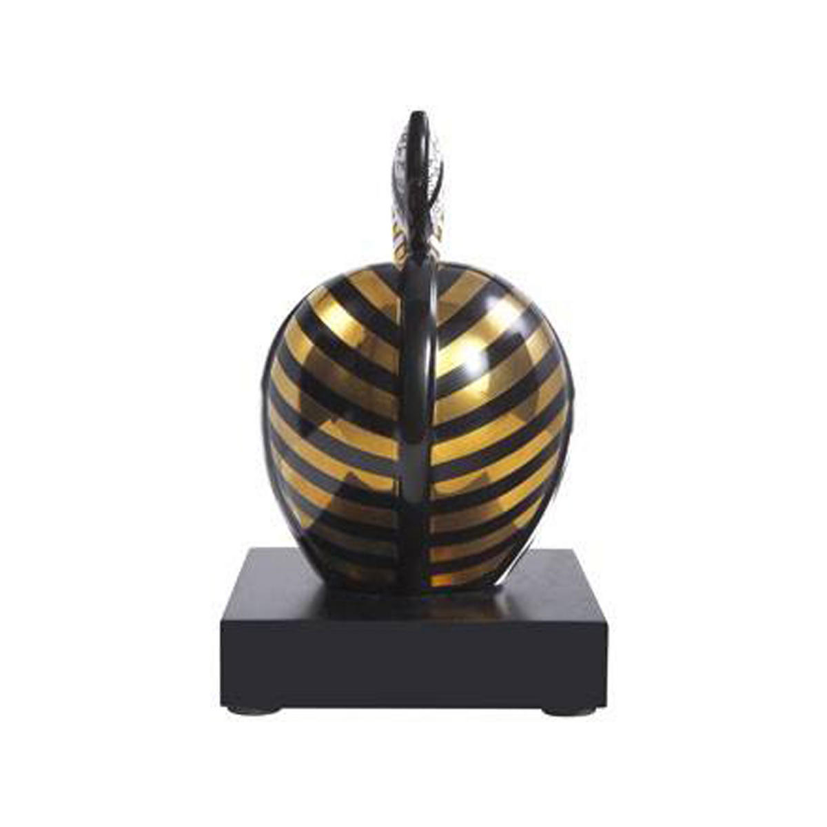 DEKOFIGUR Romero Britto Golden Big Apple, Porzellan - Multicolor, Keramik (11/18/14cm) - Goebel